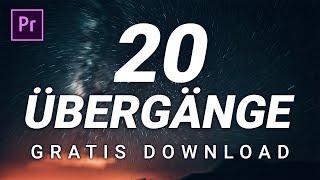 20 HEFTIGE ÜBERGÄNGE in Premiere Pro CC 2021 + Anleitung [GRATIS DOWNLOAD] - VIDEO ÜBERGÄNGE GRATIS!