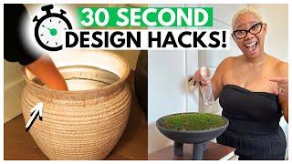 30 Second Affordable Home Hacks that Look Luxurious!