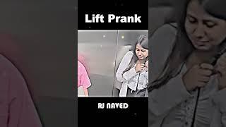 Cute Girl Prank On Lift  Don't miss end  Lift Prank On  RJ NAVED #rjnaved #prank#shortvideo