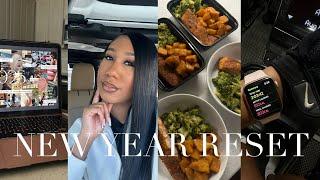 NEW YEAR RESET FOR 2025 | DEEP CLEANING, NEW GOALS, VISION BOARD, BECOMING HER + MORE