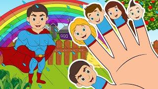 Finger Family Superman Kids Collection Songs for Kids | Chirpy Toons - Nursery Rhymes & Kids Songs