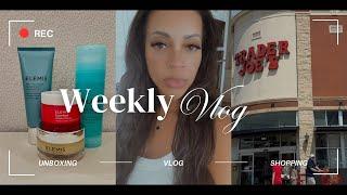 Weekly Vlog | Life update | Back to work! |Elemis unboxing | Trader Joe’s haul +more *