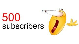 THANK YOU FOR 500 SUBSCRIBERS