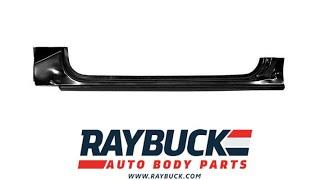 1980-1996 FORD PICKUP / BRONCO ROCKER PANEL W DOOR POST DRIVER SIDE