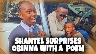 SHANTEL DOES ANOTHER SWEET POEM TO OGA OBINNA AS HE DROPS HER TO SCHOOL