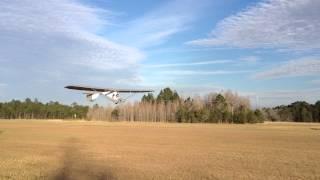 Superfloater (very basic primary ultralight glider) short testflight