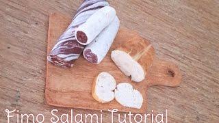 Salami Tutorial aus Fimo (Polymer clay) Genial und einfach! - Krikreativ