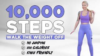 10000 STEPS WALKING WORKOUT | 10K Steps Challenge! 1 Hour Fat Burning Endurance Knee Friendly