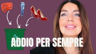 VIA LO STRESS: 8 Cose da ELIMINARE dal GUARDAROBA