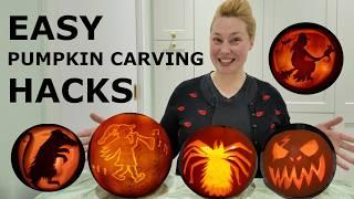 How to Carve Pumpkins Step By Step: Six Levels of Halloween Pumpkin Carving Difficulty