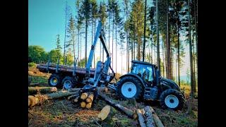  Valtra N174 & Pfanzelt L14 • *Young operator* • Valtra in forest • forestwork • Forestry • Part-3