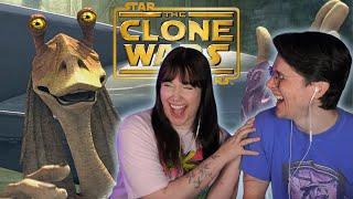 Jedi Jar Jar!! | CLONE WARS First Watch | "Bombad Jedi" 108