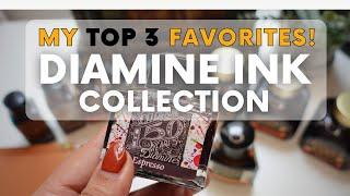 ️ MY DIAMINE INK COLLECTION! Revealing My Top 3 Favorite Fountain Pen Inks  #inkreview #review