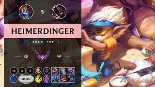 Heimerdinger Top vs Darius - EUW Master Patch 14.10