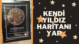 KENDİN YAP- KİŞİYE ÖZEL YILDIZ HARİTASI NASIL YAPILIR  ?  KENDİN YAP.