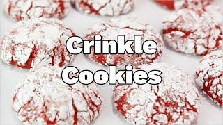 Christmas Crinkle Cookie Recipe