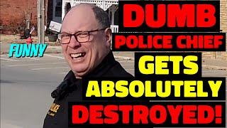 America's Dumbest Cop Gets Absolutely Destroyed! Walk Of Shame! ID Refusal! Trolled To Oblivion!