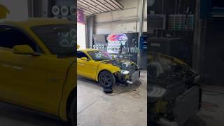 Anyone want to take a bet how long the mt82 will last at this power lololol #mustang #boost #coyote