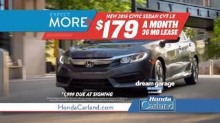 Honda Carland - Dream Garage Sales Event - Expect More