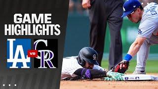 Dodgers vs. Rockies Game Highlights (9/29/24) | MLB Highlights