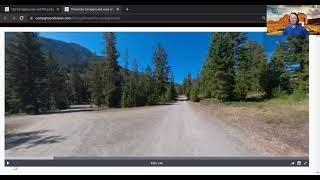 Best campsite at Three Mile Campground outside the East Entrance to Yellowstone National Park in WY