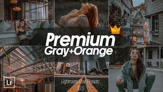 Premium Orange & Gray Lightroom Mobile Presets | Lightroom presets sunny grey| Premium Presets AVAWA