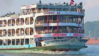 বরিশাল হতে সুন্দরবন-১০ এর ঢাকা আগমন | MV Sundarban 10 launch