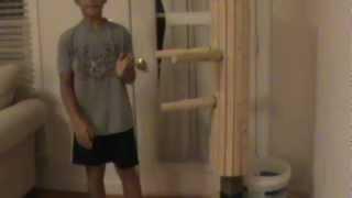 Making the Low Cost but Effective Wing Chun Dummy Part 1 of 2 - Khang Tuong Nguyen