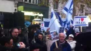 Pro Israel Rally in Dublin Ireland, November 2012