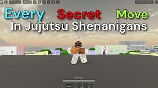 Every NEW Secret move in jujutsu Shenanigans | Roblox