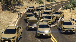 GTA 5 | Attack On Military Convoy | Army In Action | Rj Shadow Gaming