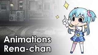 Rena-chan (Idol ver.) - Battle Animations