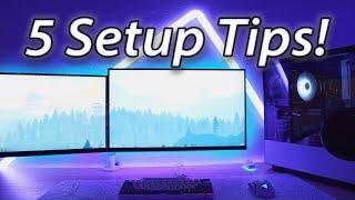 5 Tips You NEED to Improve Your gaming Setup!