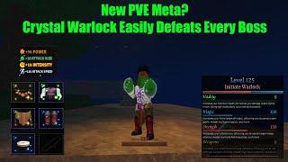 New PVE Meta? Crystal Warlock Defeats Every Boss Easily! [Arcane Odyssey]