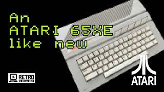 An ATARI 65XE like new #atari #atarixe #atari65xe #abbuc # refurbish #retrocomputing #8bit