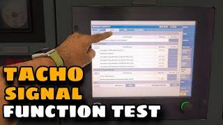 ME ENGINES TACHO SIGNALS FUNCTION TEST | SEA LEGEND |