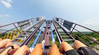 Batman The Dark Knight at Six Flags New England FULL POV