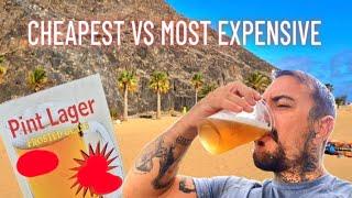 THE CHEAPEST VS THE MOST EXPENSIVE PINT IN SPAIN, TENERIFE!