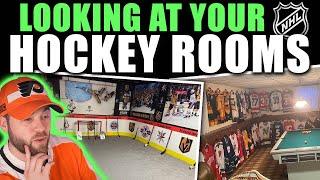 Looking at Your NHL Hockey Rooms/Man Caves!