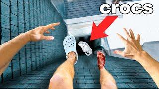 I Tried Parkour in Crocs!