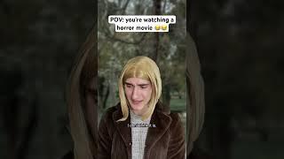 Horror movie trailers be like #shorts #funny #comedy