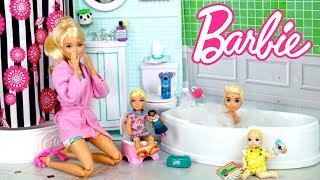 Barbie & Ken Doll Family Toddler Get Well Routine