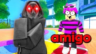  EU VIREI O FRONTMAN PARA TROLAR MEU AMIGO NO ROUND 6 DO ROBLOX (Comandos de Administrador)