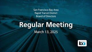 Board of Directors Special Meeting March 13, 2025