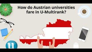 Study in Austria | U-Multirank 2021