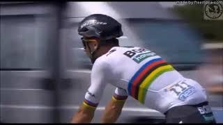 Peter Sagan chasing back to the bunch.