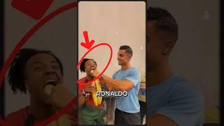 Ronaldo gave IShowSpeed a banana #cristianoronaldo #ishowspeed #messi