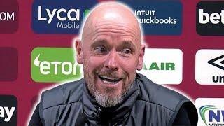 'At this moment the LUCK IS NOT ON MY SIDE!' | Erik Ten Hag | West Ham 2-1 Man Utd