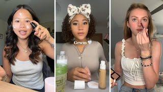 GRWM  ( get ready with me ) Makeup storytime - TikTok compilation ️(skincare, makeup, outfits) 168