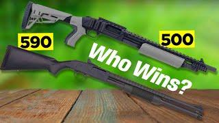 Mossberg 500 vs Mossberg 590 - NOT EVEN FAIR.